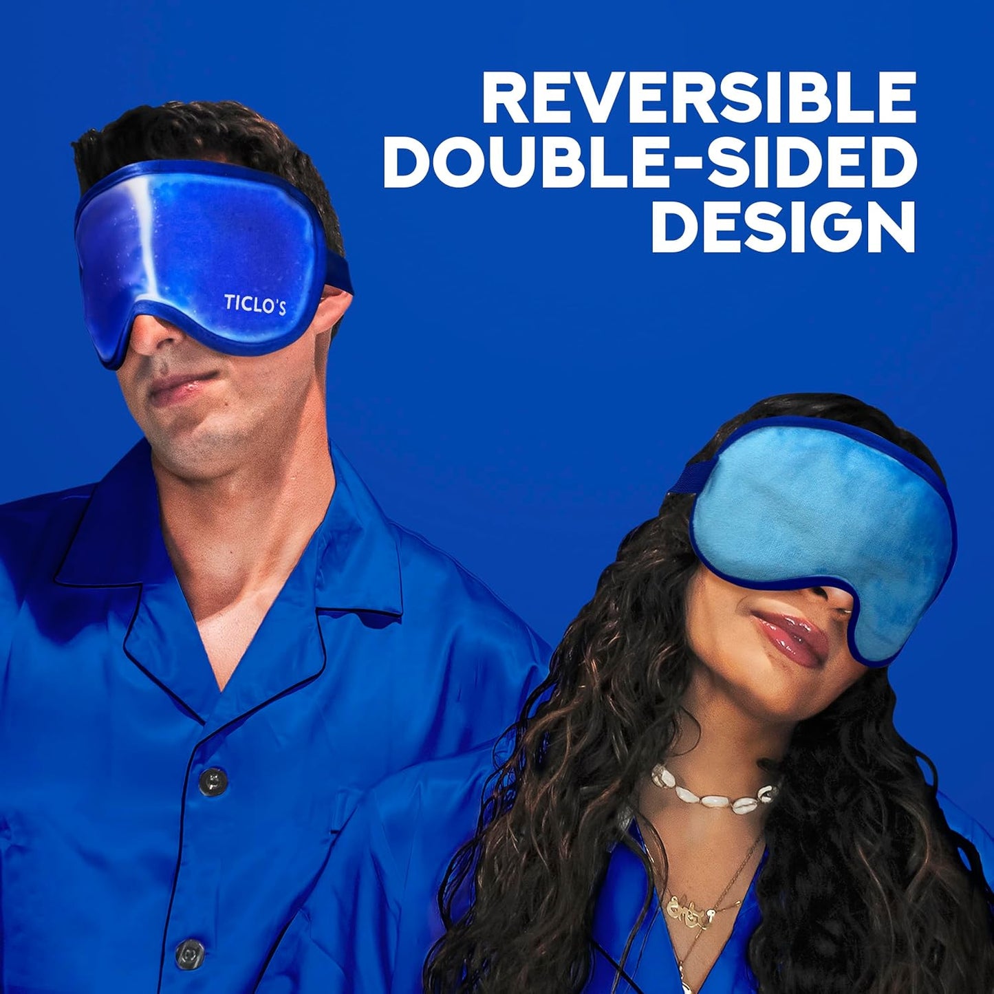 Cooling Eye Mask for Puffy Eyes | Gel Sleep Mask for Dark Circles, Migraines & Recovery - Gift Ready Box