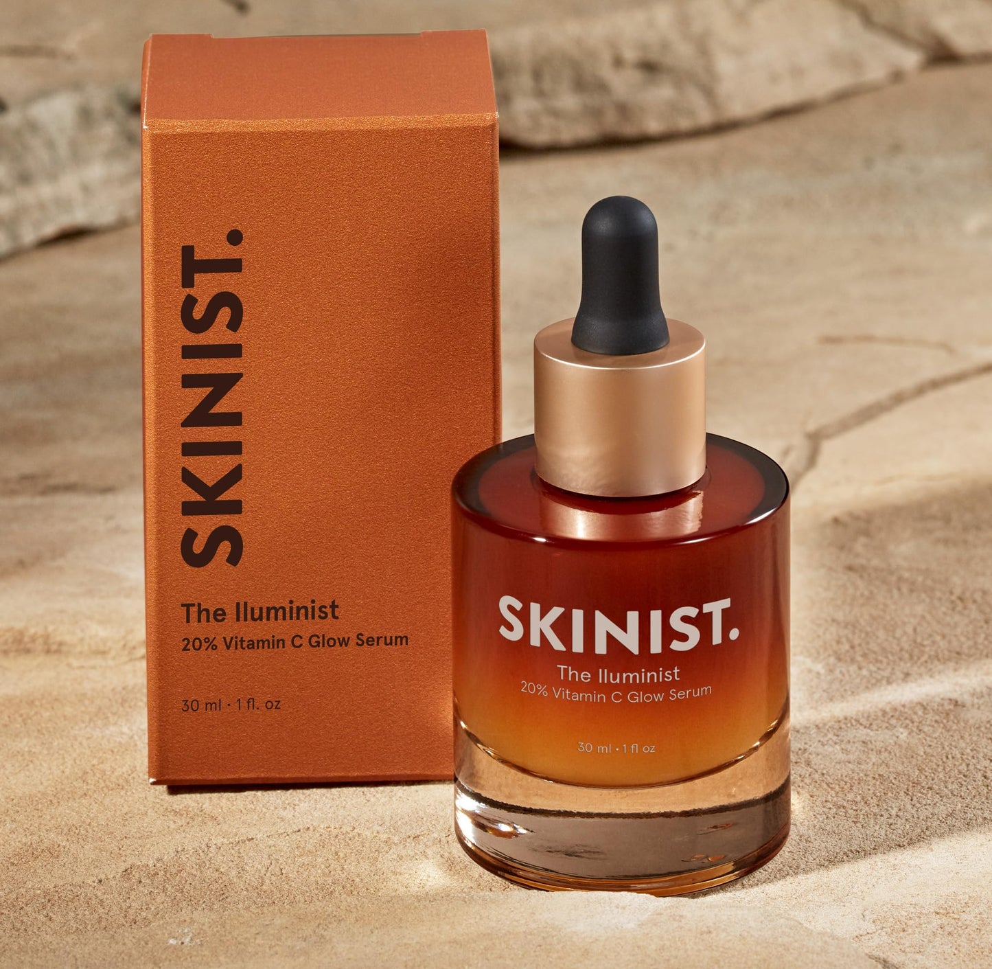 SKINIST The Iluminist 20% Vitamin C Glow Serum – Brightening & Hydrating Formula with Hyaluronic Acid