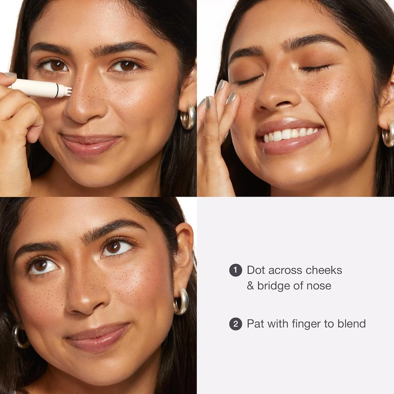 Tarte Go With The Faux Freckle Stamp - Natural-Looking Freckle Pen for Buildable Sun-Kissed Makeup | Vegan, Full-Size