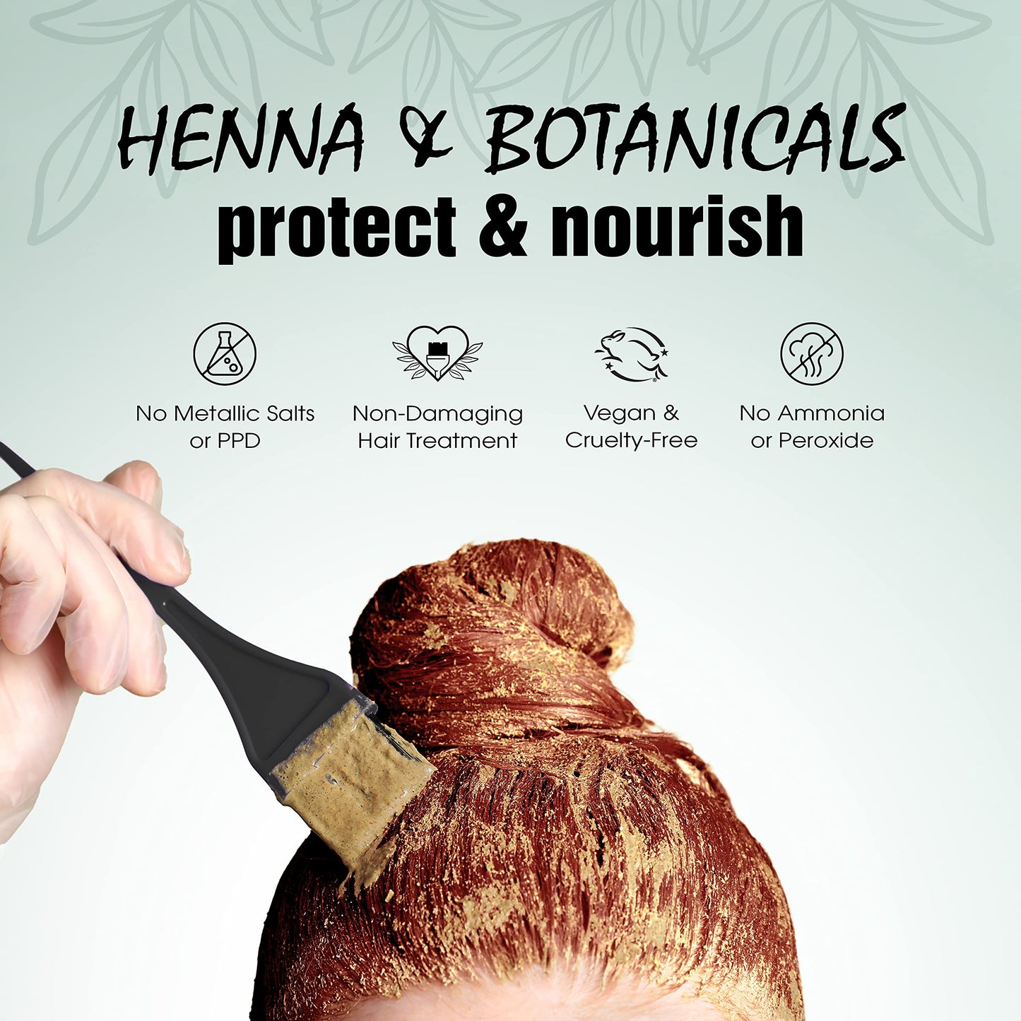 Light Mountain Henna Hair Color & Conditioner - Mahogany Hair Dye for Men/Women, Organic Henna Leaf Powder and Botanicals, Chemical-Free, Semi-Permanent Hair Color, 4 Oz (Pack of 3)