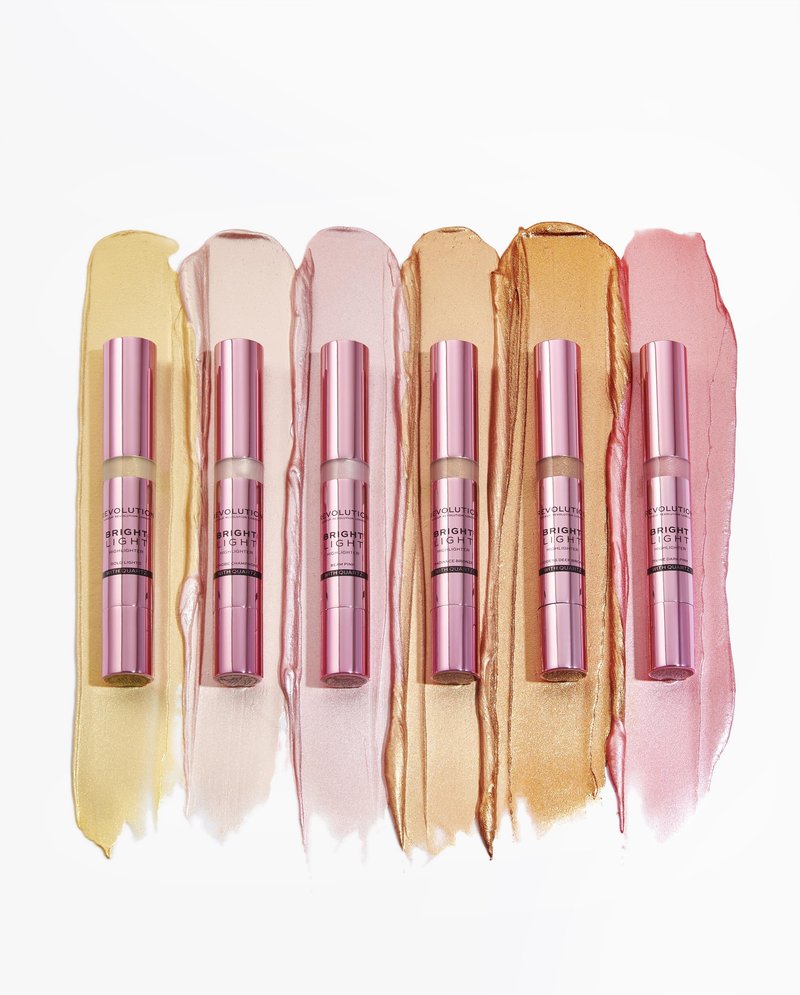 Revolution Beauty London, Bright Light Liquid Highlighter, Buildable Formula for a Luminous Skin Glow, Vegan & Cruelty-Free, Divine Dark Pink, 0.10 fl oz