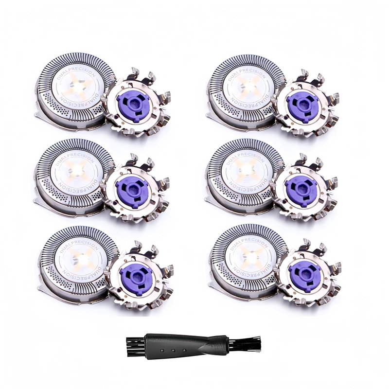 HQ8 Replacement Heads for Philips Norelco Aquatec Shavers - Upgraded Blades, 6-Pack | Compatible with PT720, PT730, AT880, AT830, AT810, AT815