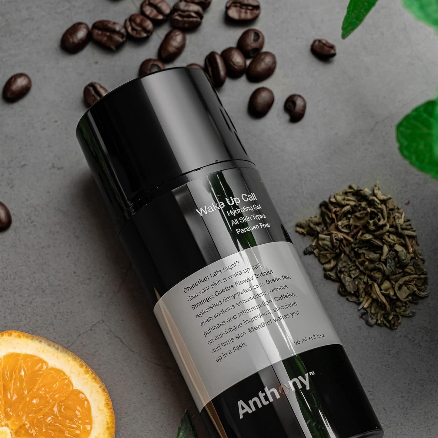 Wake Up Call Face Moisturizer - Anti-Puffiness with Caffeine, Menthol & Green Tea | 3 Fl Oz
