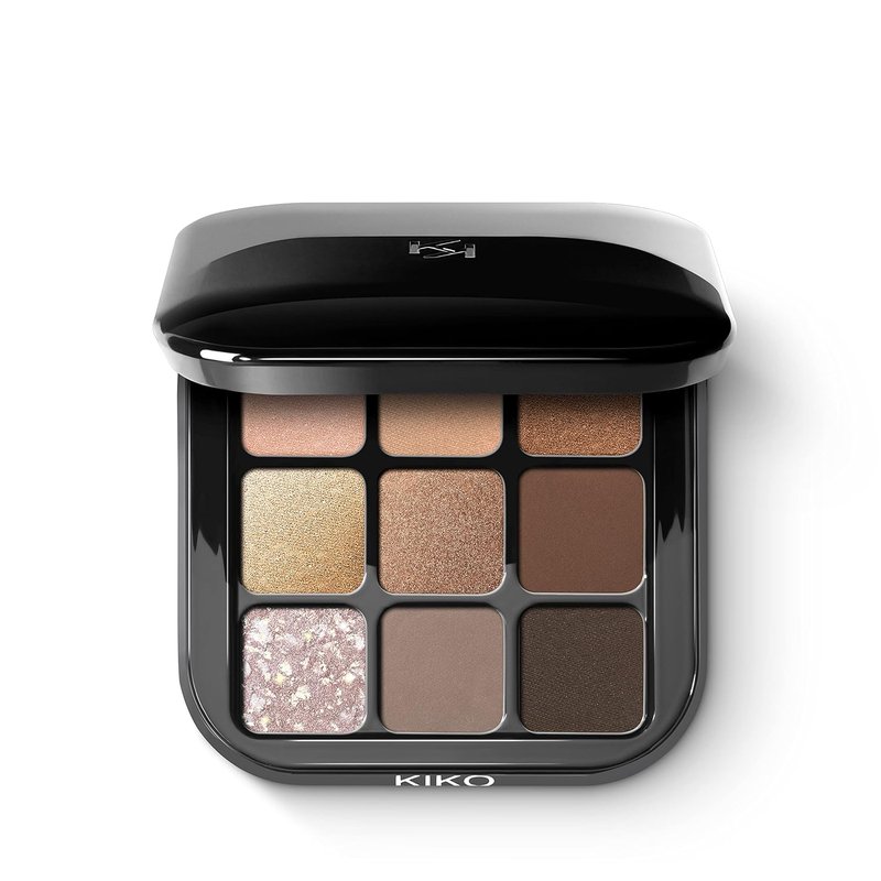 Glamour Multi-Finish Eyeshadow Palette - 9 Versatile Shades for Stunning Looks