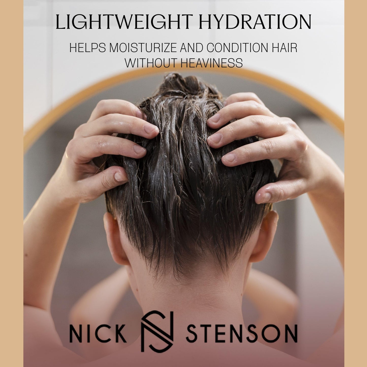 Nick Stenson Leave-In Conditioner, Hydrating Leave-In for Color-Treated & Highlighted Hair - Adds Shine, Smoothness & Provides Strength & Manageability - Color-Safe Vegan - 6 oz