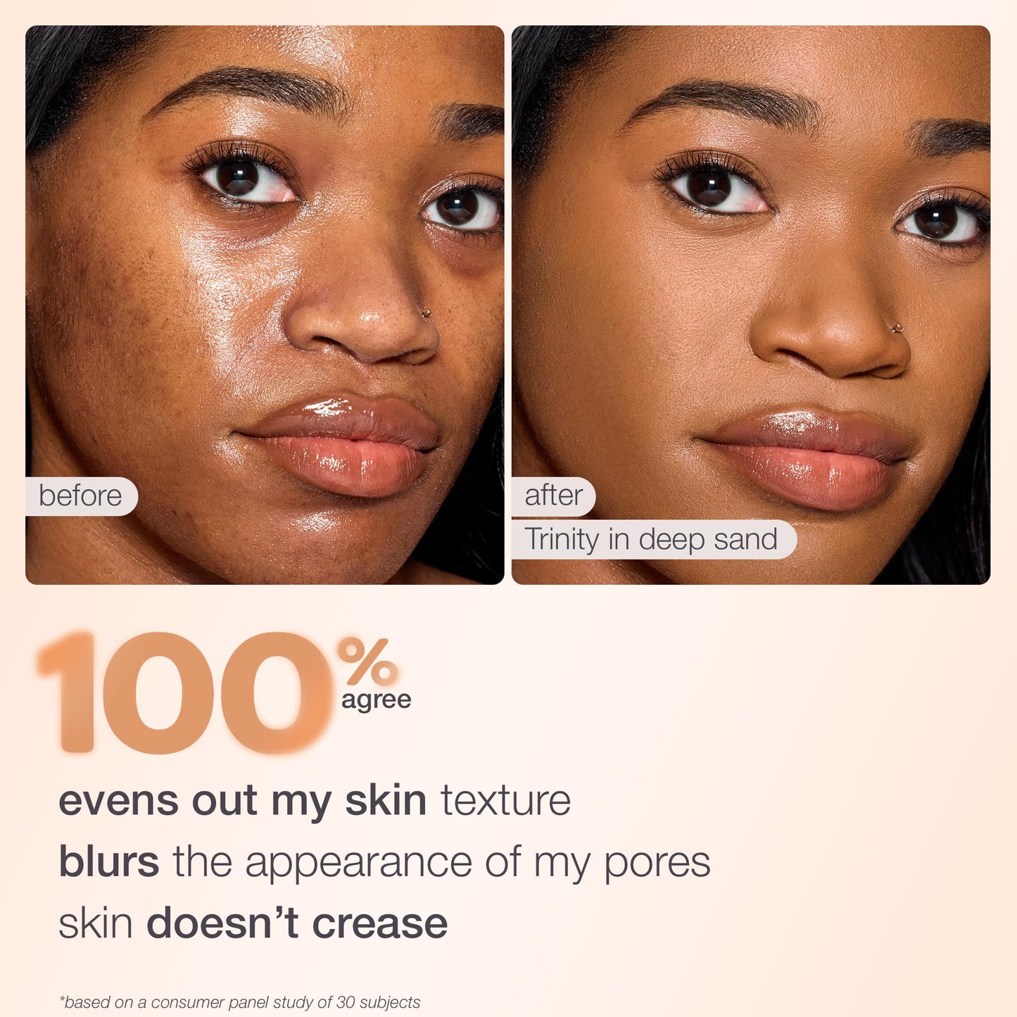 tarte BB blur tinted moisturizer Broad Spectrum SPF 30 – Medium Buildable Coverage with Natural Lightweight Matte Finish, Vegan & Cruelty-Free, full size, tan-deep
