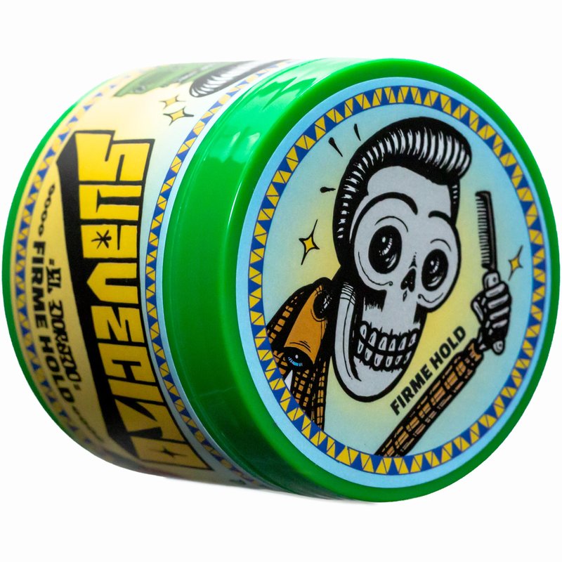 Suavecito Pomade Firme (Strong) Hold 4 oz, 1 Pack - Pomade For Men - Medium Shine Water Based Wax Like Flake Free Hair Gel - Easy To Wash Out - All Day Hold For All Hair Styles - El Dorado