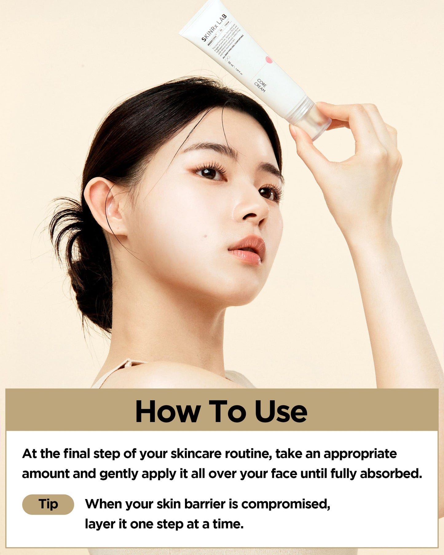BEISIKS SKINRxLAB MadeCera Core Cream – Korean Anti-Aging Face Moisturizer with Ceramides, Peptides, Liposomal TECA for Deep Hydration, Firming, Plumping, Volumizing & Radiant Complexion, 1.69oz.