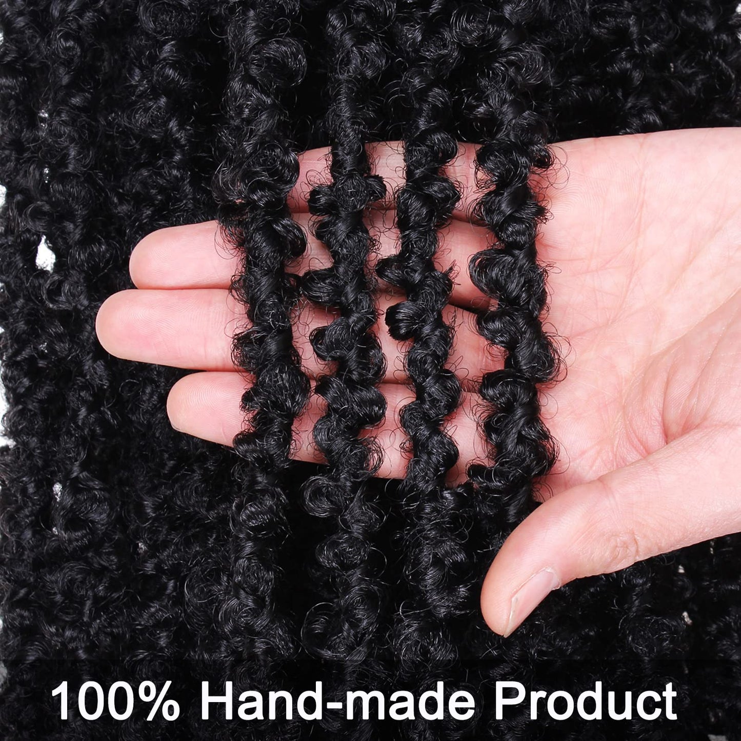 ZRQ 6 Packs Butterfly Locs Crochet Braids Hair Extensions 30 Inch Long Distressed Faux Locs Black Goddess Locs Crochet Hair Pre-looped Synthetic Soft Locs For Women 1B#