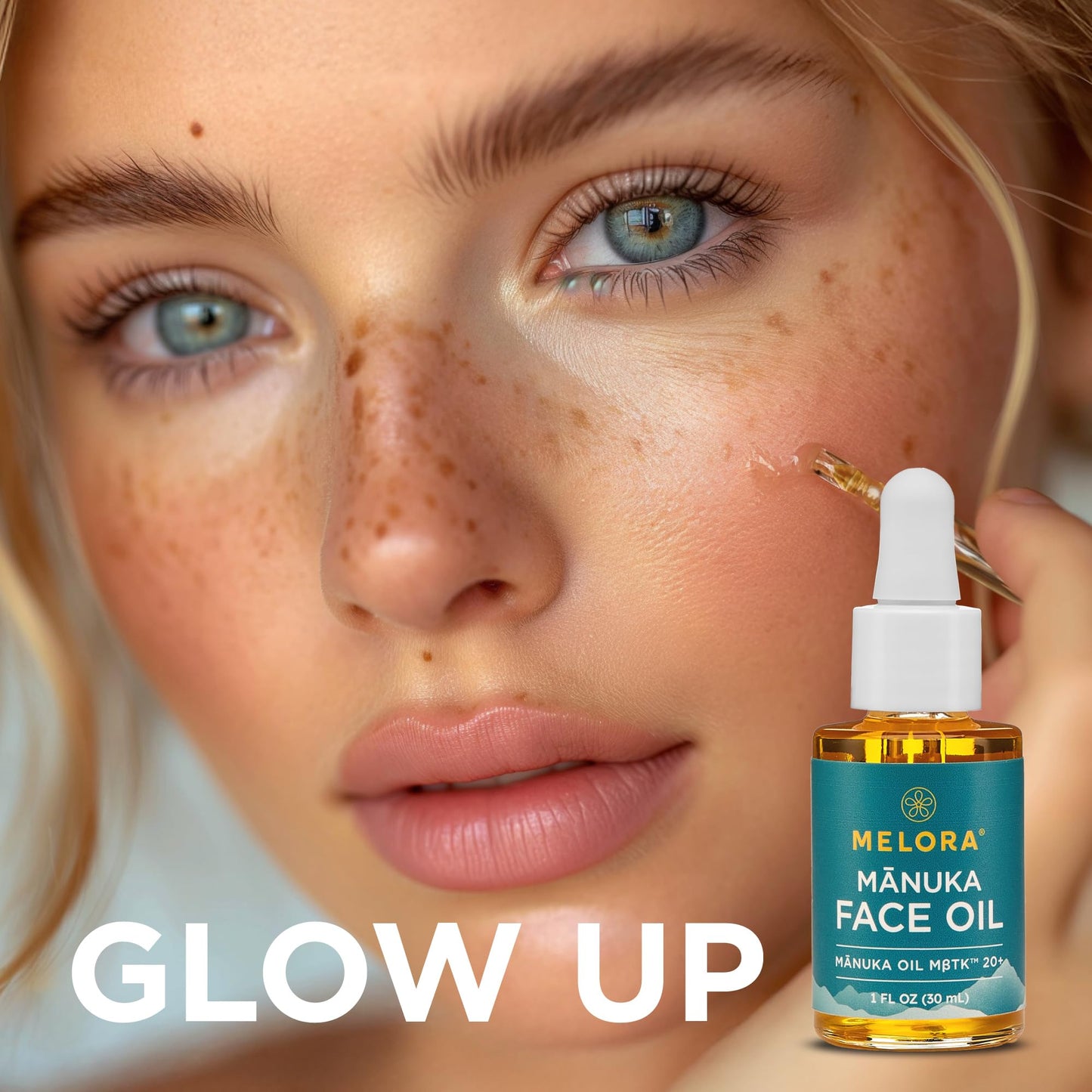 MELORA Manuka Face Oil (1 Oz) - Manuka Skin Care Facial Oil Serum for Dry or Sensitive Skin – Anti-Aging Oil for Face for Women & Men