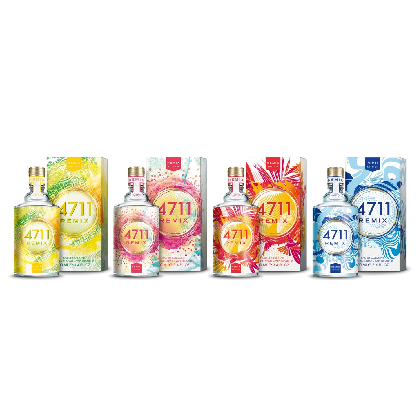 4711 Remix Cologne - Sparkling Island by Muelhens for Women - 3.4 oz EDC Spray