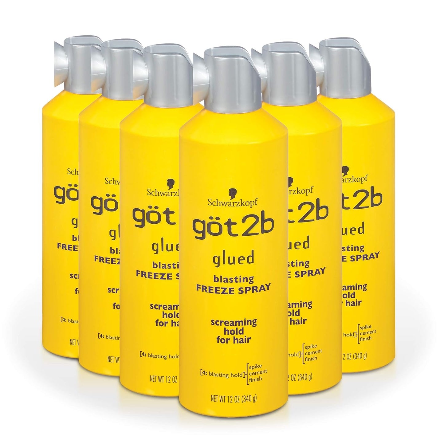 Got2b Glued Spray Wax with 2-in-1 Dual Spray Nozzle, 8 oz