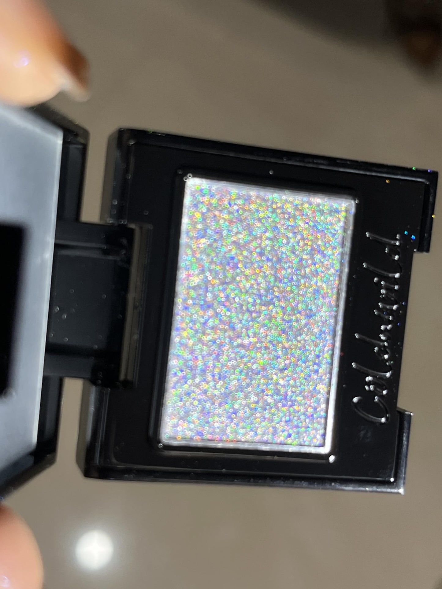cold n wild eyeshadow glitter pigment sunsetgalaxy palemoom blue (galaxy)