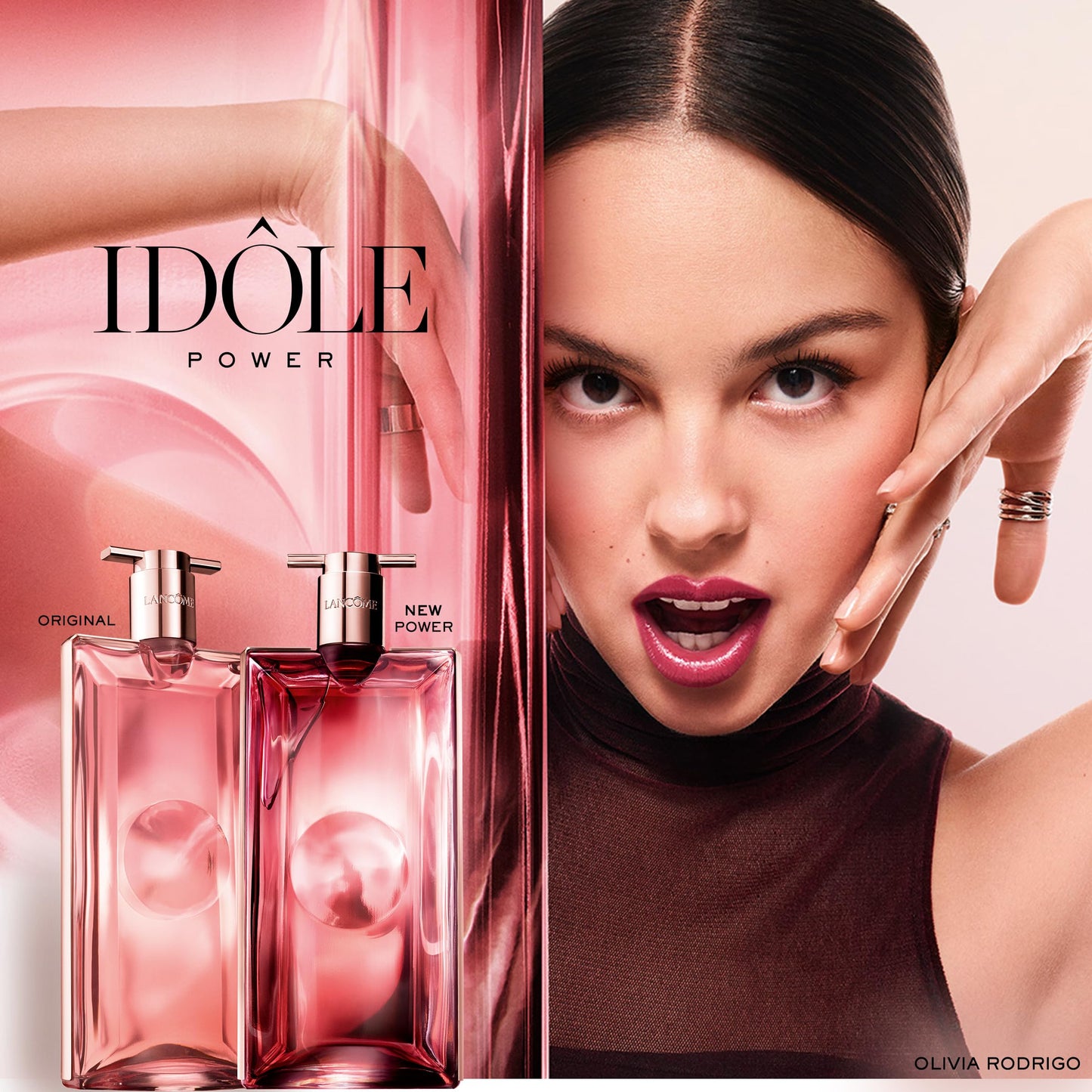 Lancôme Idôle Power Eau De Parfum Intense – Long Lasting Fragrance with Notes of Fruity Pomarose and Sandalwood - Fruity and Woody Floral Women's Fragrance – 3.4 Fl Oz.