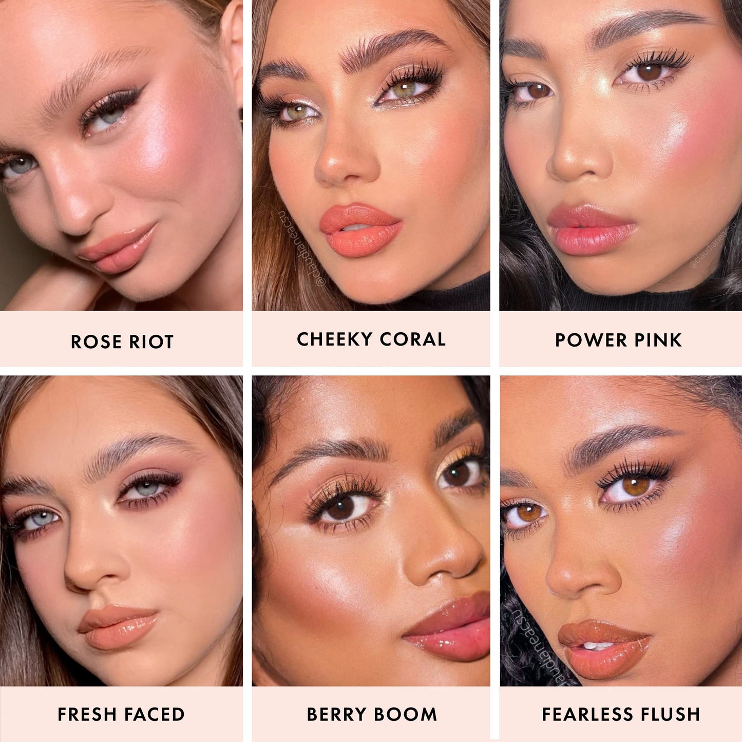 ICONIC LONDON Sheer Blush | Lightweight Liquid Cream Blush, Cruelty Free, Vegan Makeup, Rose Riot (Light Pink) 0.42 Fl oz