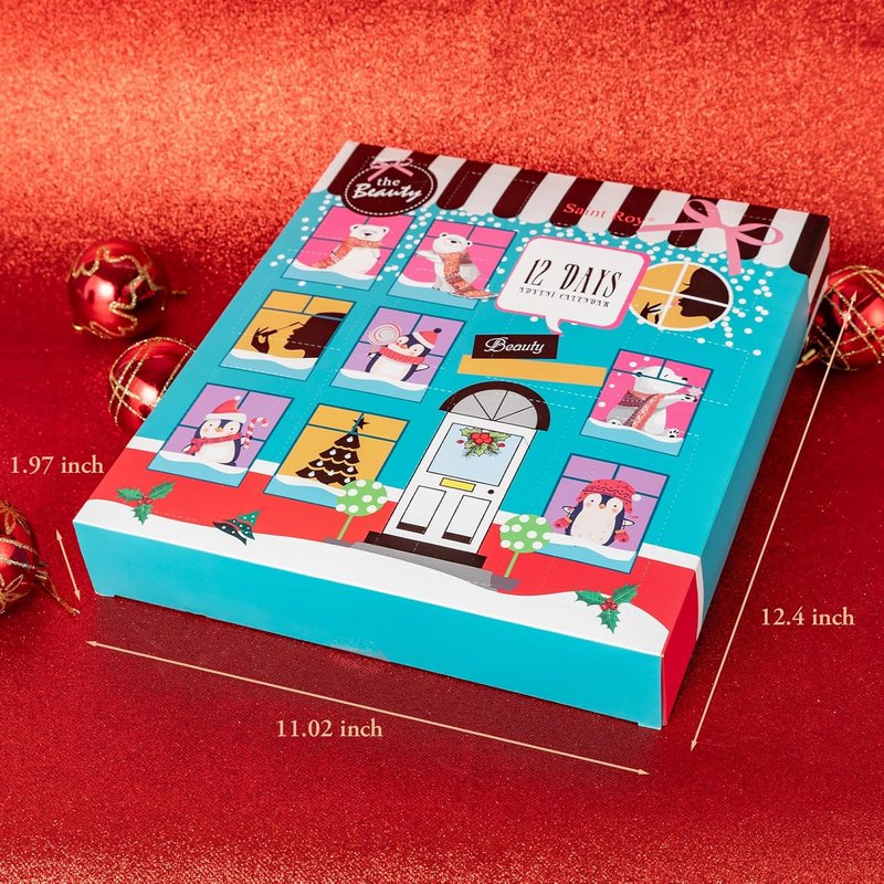 16-Piece Advent Calendar 2025 | Luxury Christmas Gift Box for Women, Mom & Sister - Bath and Body Gift Set