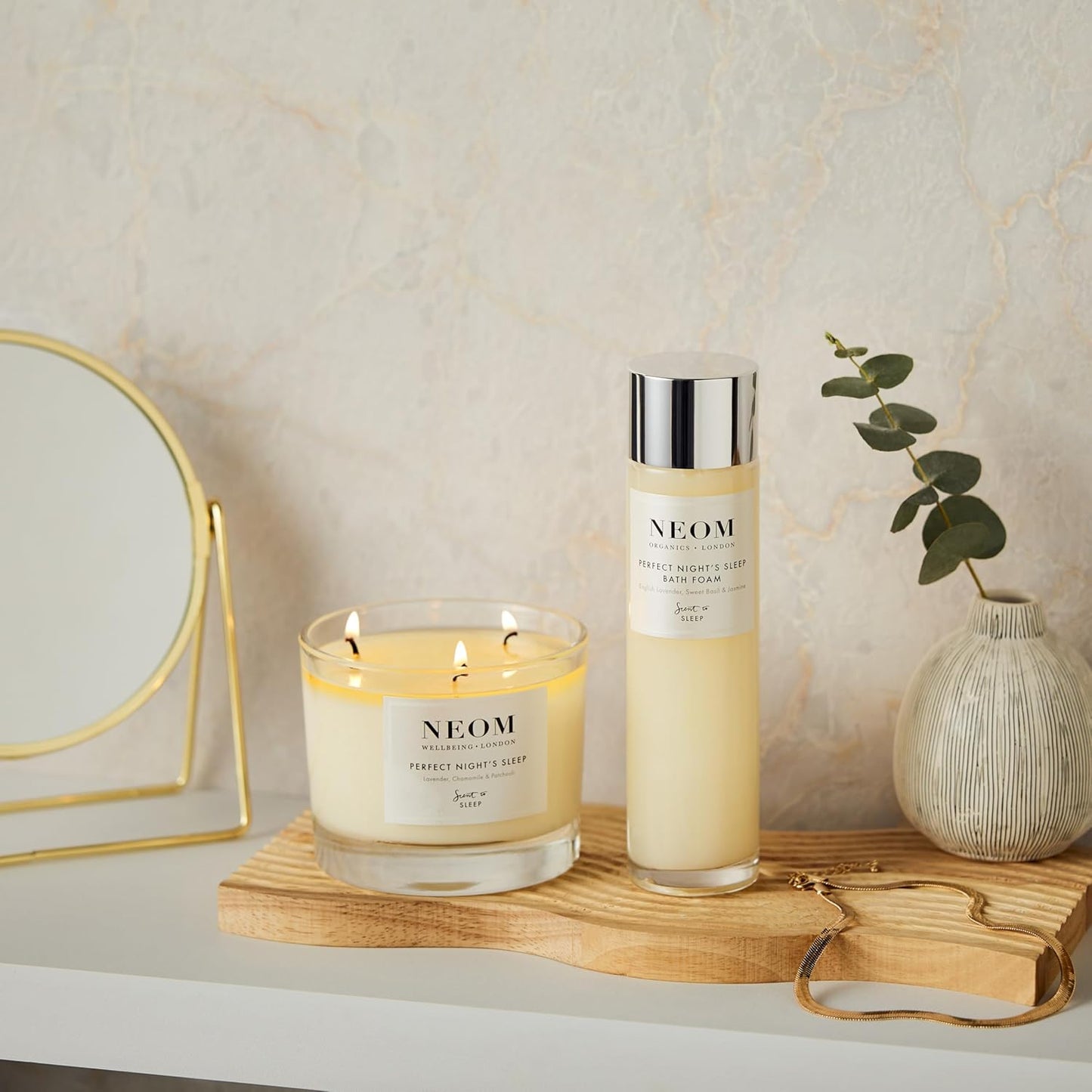 Perfect Night's Sleep Bath Foam - Lavender & Jasmine | 100% Natural Fragrance, Soothing Aloe & Almond Oil | 200ml