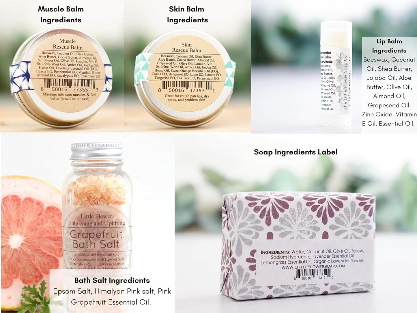 Relaxation Spa Gift Set for Women - Perfect Self-Care Box for Wife, Daughter, Sister, Grandma | Handmade Essentials