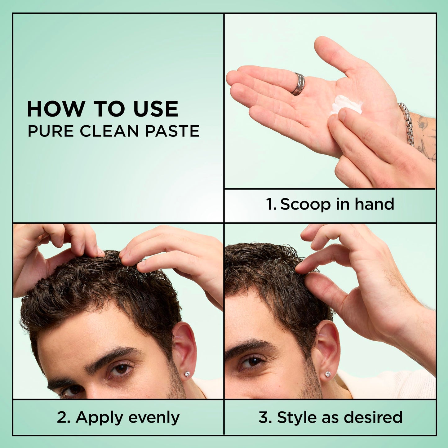 Garnier Fructis Style Pure Clean Finishing Paste, 2 Oz, 1 Count (Packaging May Vary)