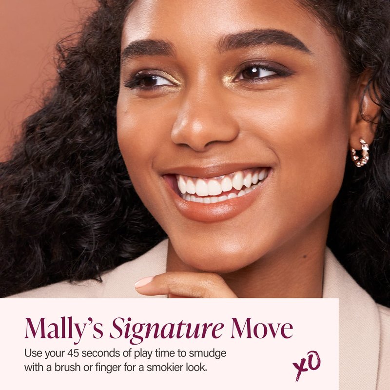 Mally Beauty Evercolor Starlight Waterproof Eyeliner - Pink Champagne - Smudge-Proof, Longwear, Creamy Gel - Sharpenable Eyeliner