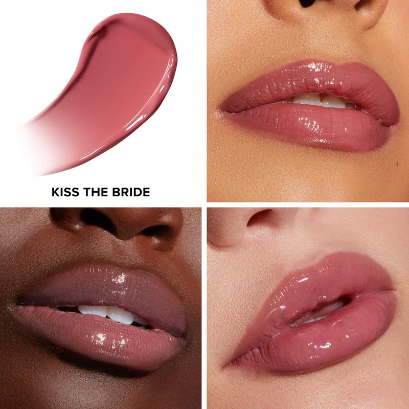 Too Faced Lip Injection Extreme Plumping Clicks | Hydrating, Sheer-To-Medium Buildable Coverage, Lip Plumper with Click Applicator, 0.05 Ounce, Kiss the Bride
