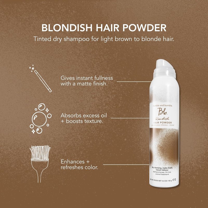 Bumble and Bumble Blondish Tinted Dry Shampoo - Volume & Root Coverage | Blonde Tint, 4.4 oz