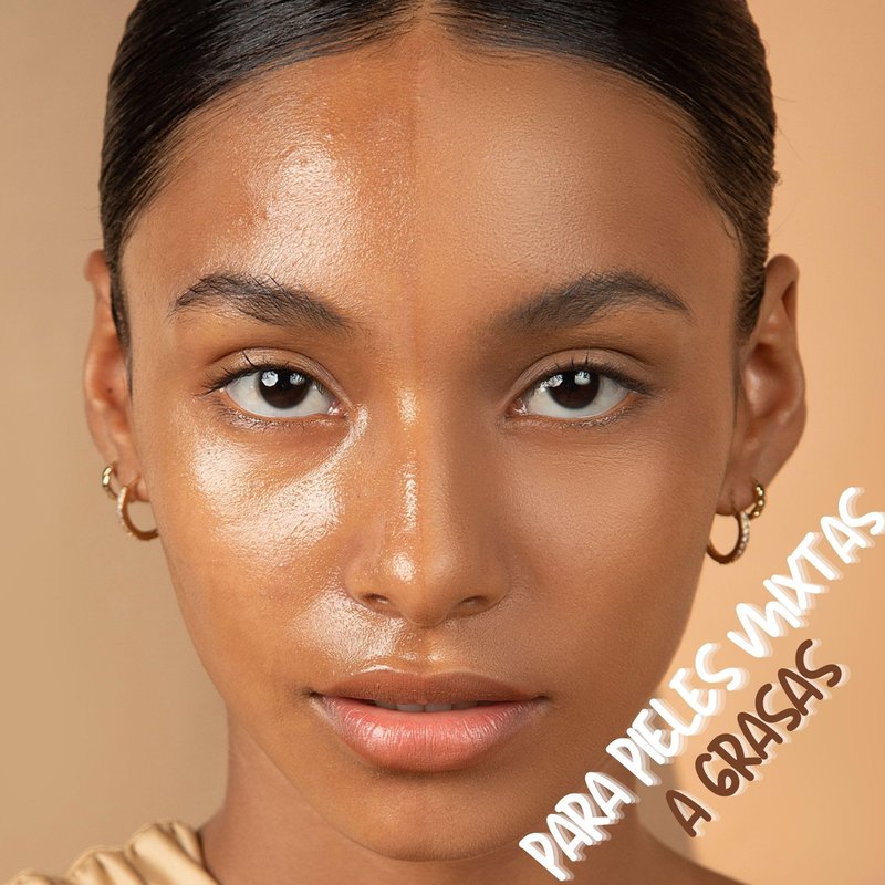 Pink Up | Matte Cover | Liquid Makeup with SPF 15| 12-hour matte wear | Medium coverage for oily skin | Makeup | Foundation | Lightweight texture | Beige shade | Model PKMHR300