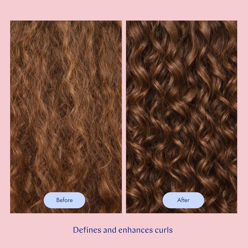 Curl Shampoo for Curly & Wavy Hair - Gently Cleanses, Defines & Reduces Frizz | 10.1 Fl Oz, Vegan & Sulfate-Free