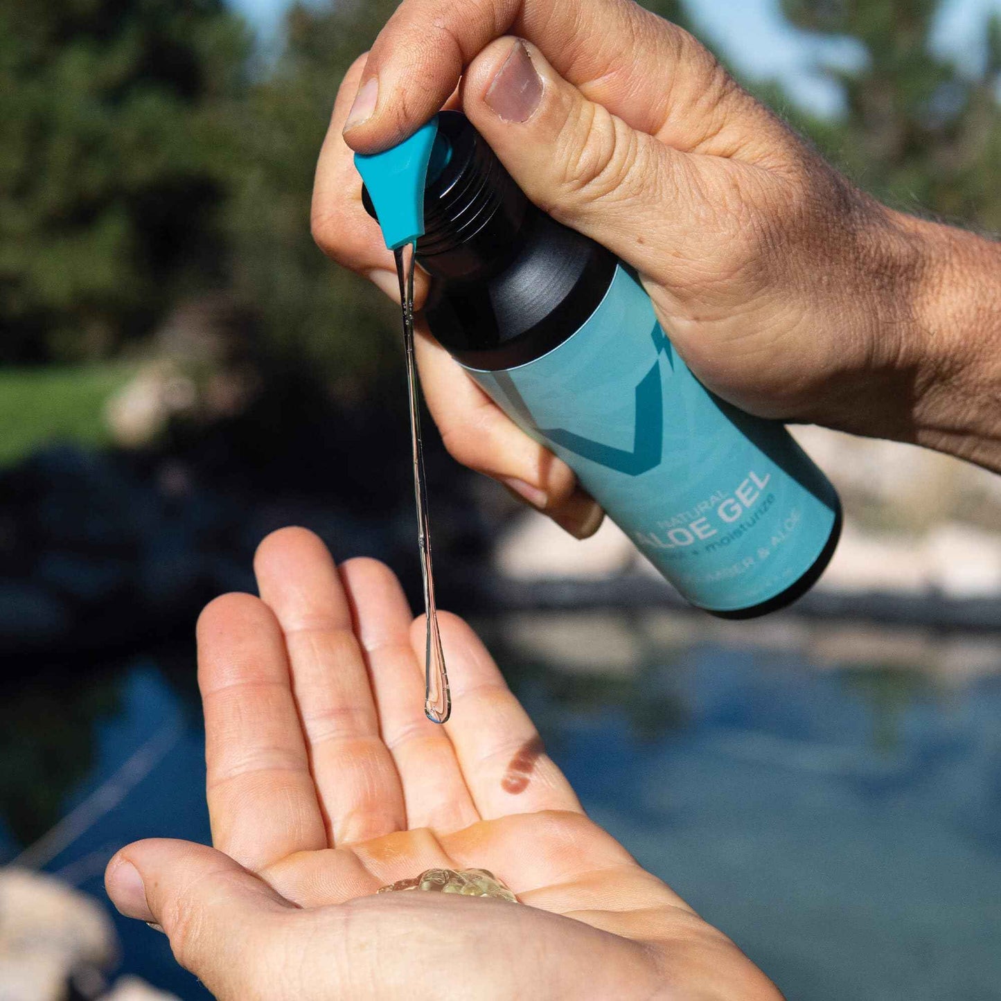 VOLT Organic Aloe Vera Gel for Face & Skin - Soothes, Moisturizes & Refreshes Naturally - 5. Fl. Oz (150ml)