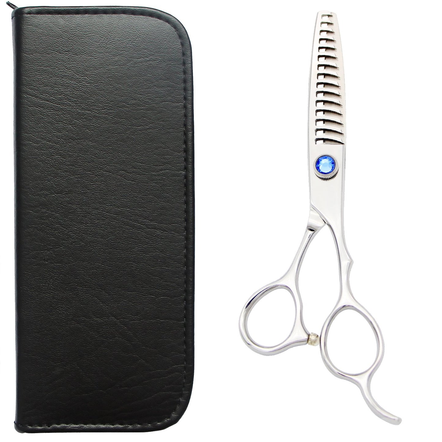 MISSUM 6.5" Professional Texturizing Scissors, Hair Thinning Shears for Precise Texturizing - Removes 50% Less Hair vs Standard, Japanese Stainless Steel Cutting Teeth Shears