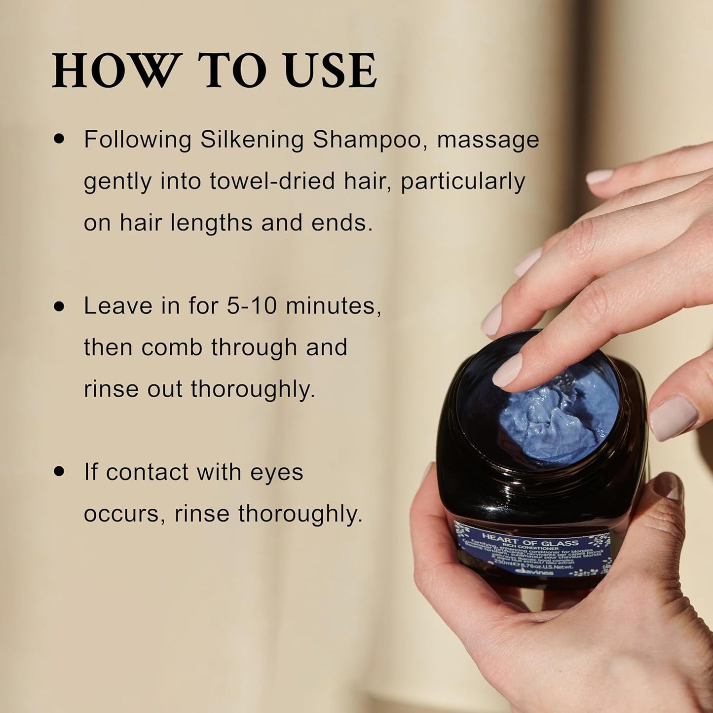 Davines Heart of Glass Silkening Shampoo - Nourishing Protection for Blonde Hair | 8.5 Fl Oz