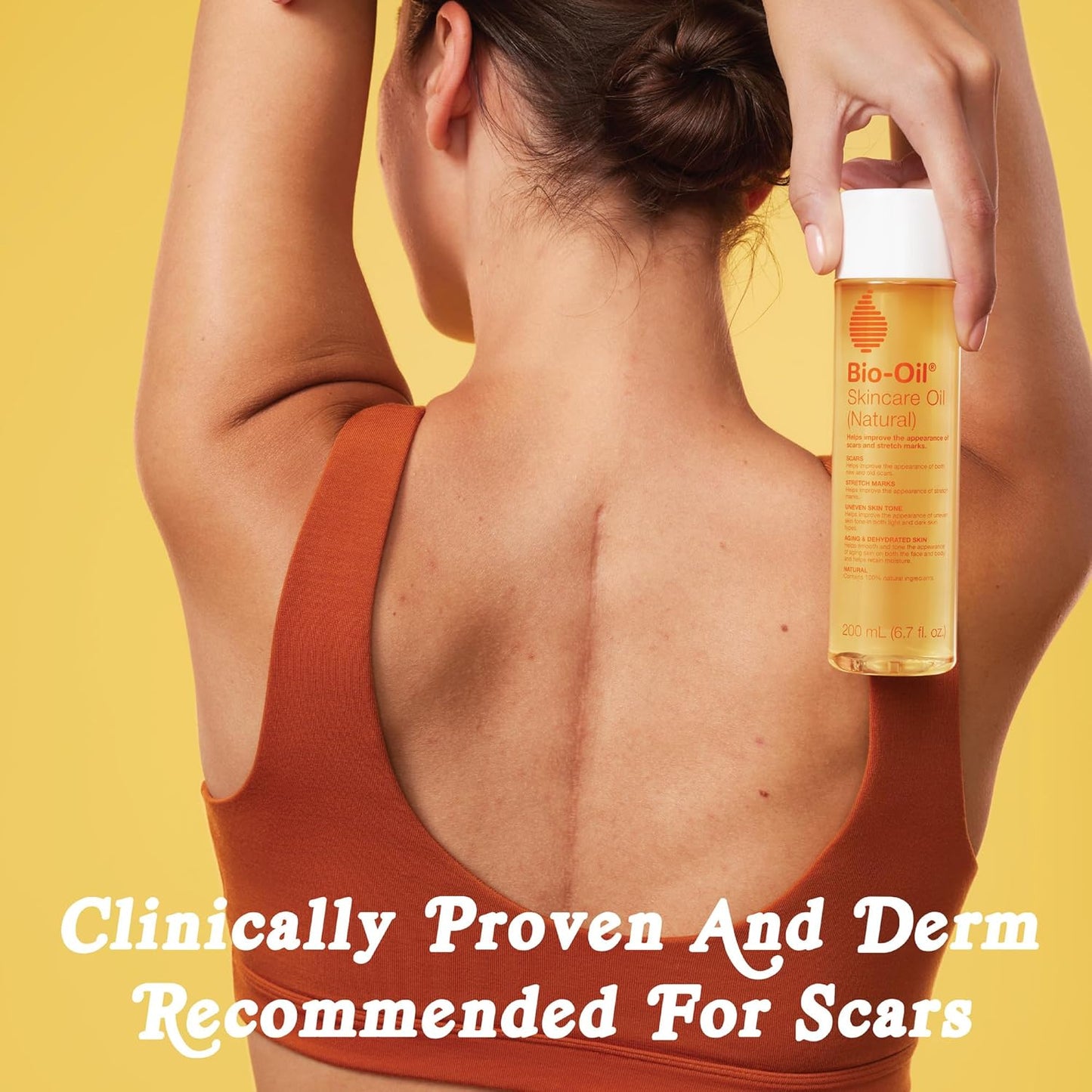 Bio-Oil Natural Skincare Oil - Serum for Scars & Stretch Marks | Face & Body Moisturizer, 4.2 Oz