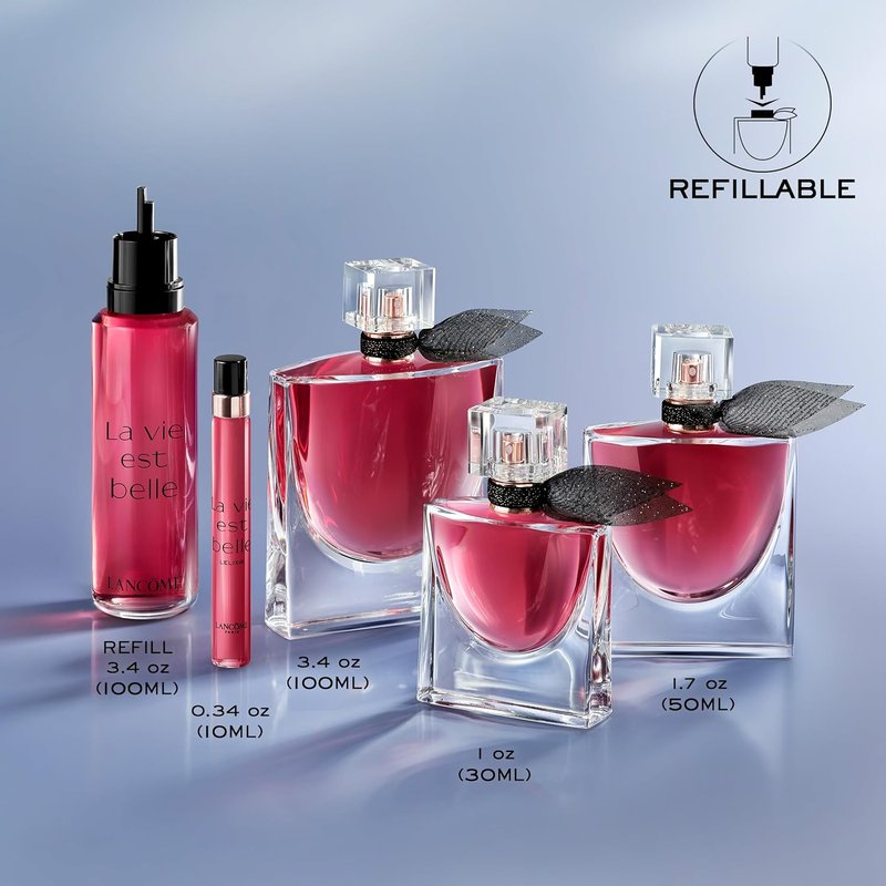 Lancôme La Vie Est Belle L'Elixir Eau de Parfum - Long-Lasting Floral Fragrance with Raspberry & Cocoa Butter | Women's Perfume