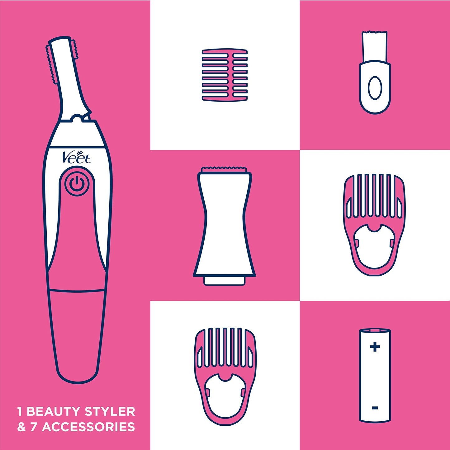 Veet Precision Trimmer White 2