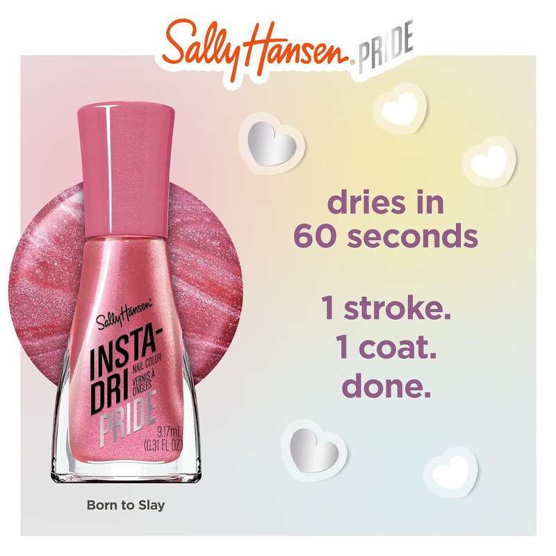 Sally Hansen Insta-Dri Nail Polish - Born to Slay, Quick-Dry Formula | 0.3oz