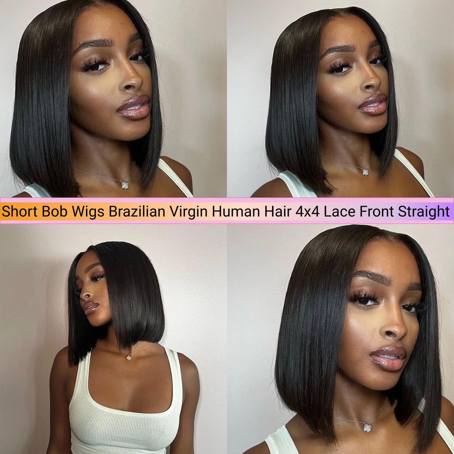 Keytac Deep Wave BOB Wig Human Hair 13x4 HD Curly BOB Lace Front Wigs Human Hair Pre Plucked Wear And Go Glueless Short Curly Frontal BOB Wigs For Black Women Wet And Wavy 12 Inch