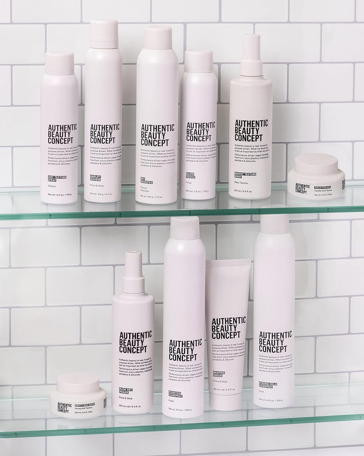 Authentic Beauty Concept Dry Shampoo - Refreshing Formula for All Hair Types | Vegan & Sulfate-Free