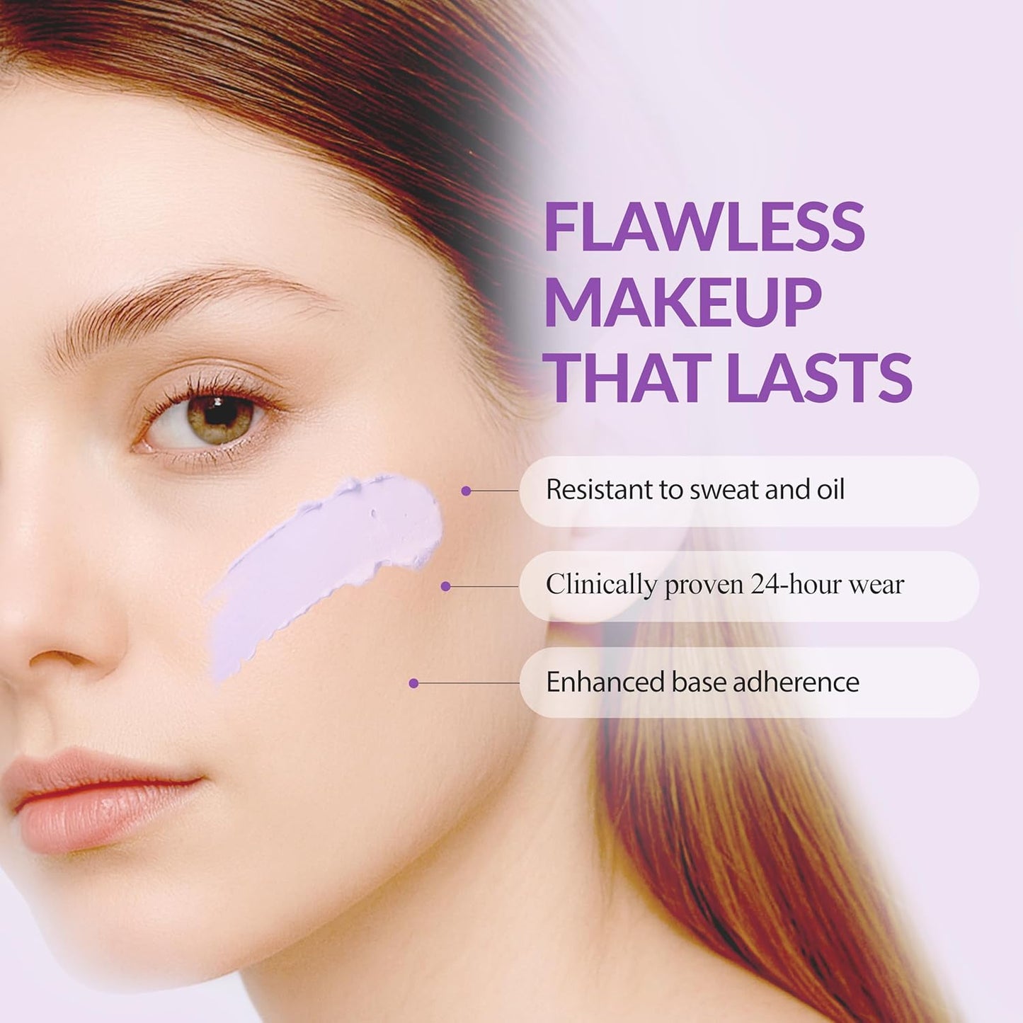 Lavender Pore Primer - Orange Skin Delete Korean Makeup | 30g (1.06 oz)