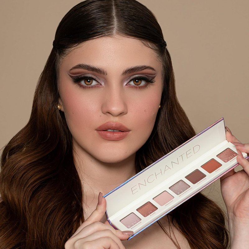 Sigma Beauty Enchanted Mini Eyeshadow Palette - Vibrant Colors for Stunning Looks | Travel-Friendly Size