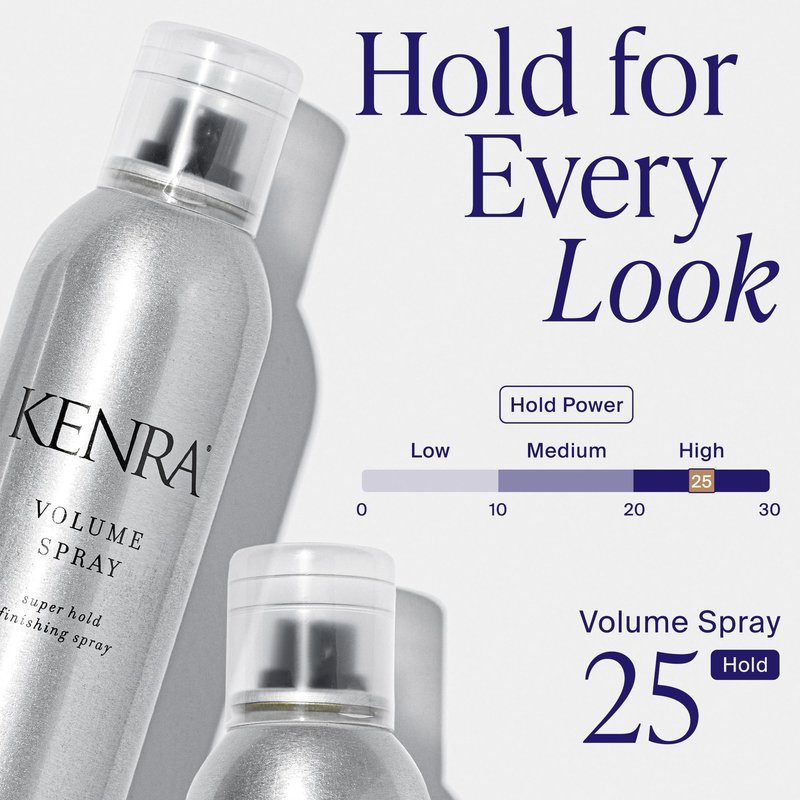 Kenra Professional Volume Spray 25 50% | Super Hold Finishing & Styling Hairspray | Flake-free & Fast-drying | Wind & Humidity Resistance | All Hair Types | 16 oz