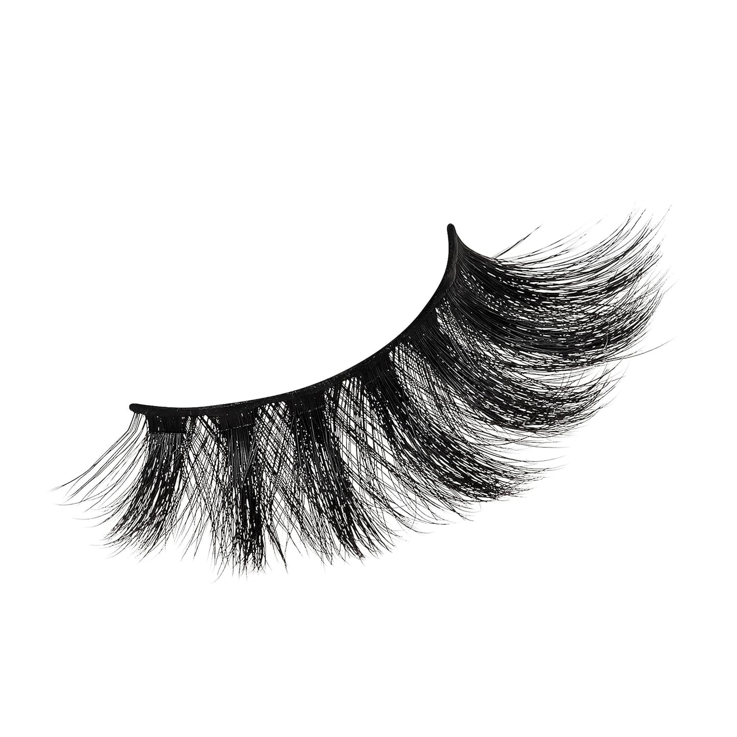 KISS Lash Couture Faux Mink 3D Matte, False Eyelashes, 'Matte Velvet', 16 mm, Includes 1 Pair Of Lash, Easy to Apply, Reusable Strip Lashes