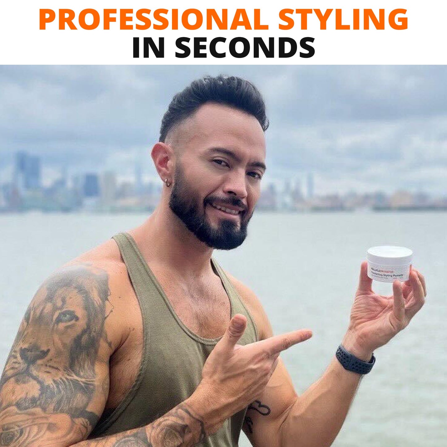 FOLLICLE BOOSTER Hair Growth Pomade - 1 Pack, Infused with Thinning Combating Ingredients, Water-based Cream Formulation, Ethically Sourced, Medium Hold Matte for Men, Styling