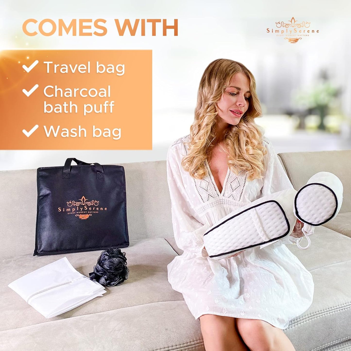 Luxury Bath Pillow - 4D Breathable Mesh Headrest Cushion with 6 Strong Suction Cups | Ideal for Tubs & Spa Gifts