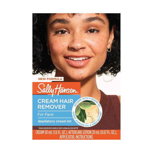 Sally Hansen Hair Remover Face 1.6 fl oz + Aftercare lotion 0.67 fl oz (Pack of 1)