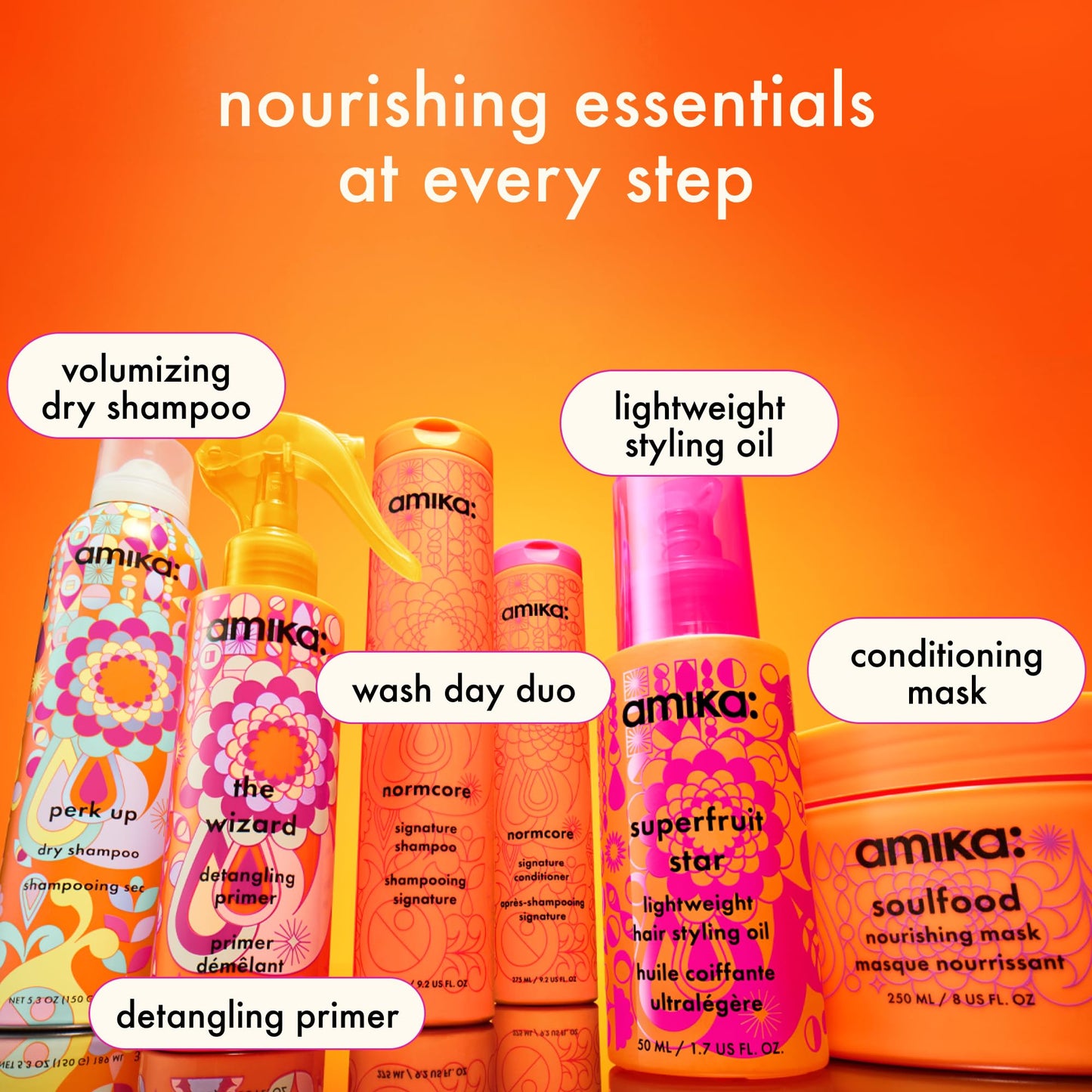 amika the wizard detangling primer, 30ml