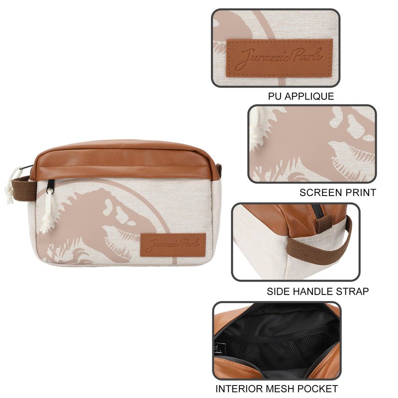 Bioworld Jurassic Park Park Ranger Travel Cosmetic Bag