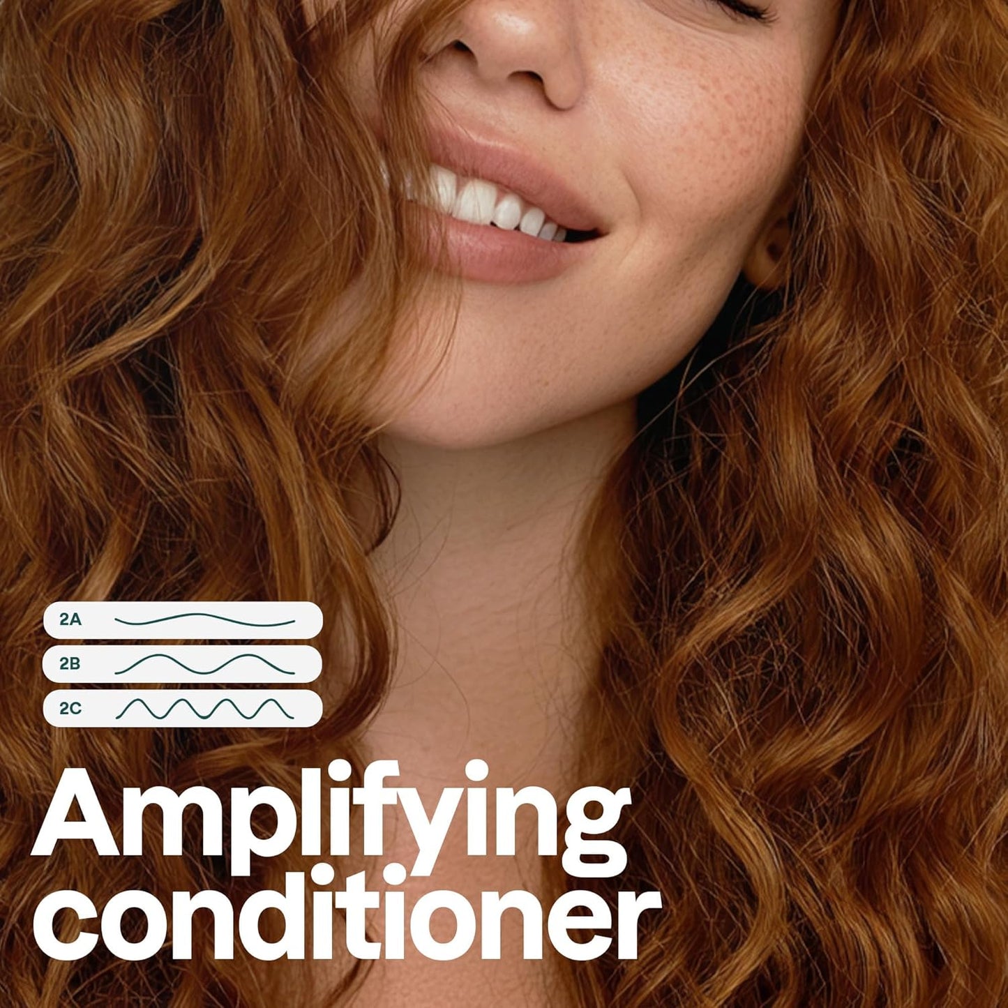 Amplifying Conditioner for Curly Hair - Coconut Oil Vegan Detangler | 16 Fl Oz (Pack of 6)