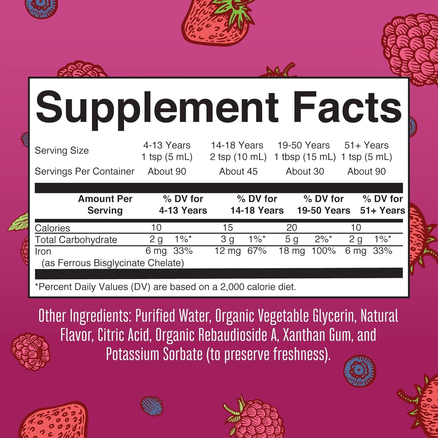 MaryRuth's Liquid Morning Multivitamin - Hair Growth & Iron Supplement | Vegan, Non-GMO, 30oz