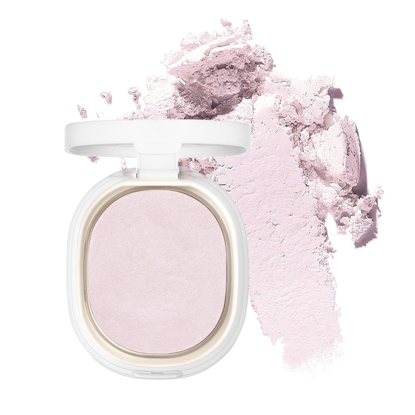 Baked Powder 002 Light Pink - Terra-Cotta Facial Powder for Crease-Free, Smudge-Free Finish | 6.2g (0.014 oz)