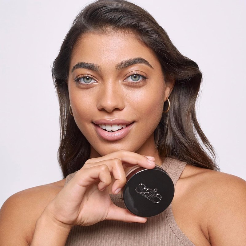 Saie Airset Radiant Loose Setting Powder - Weightless Translucent Face Powder with Hydrating Squalane | 0.14 oz